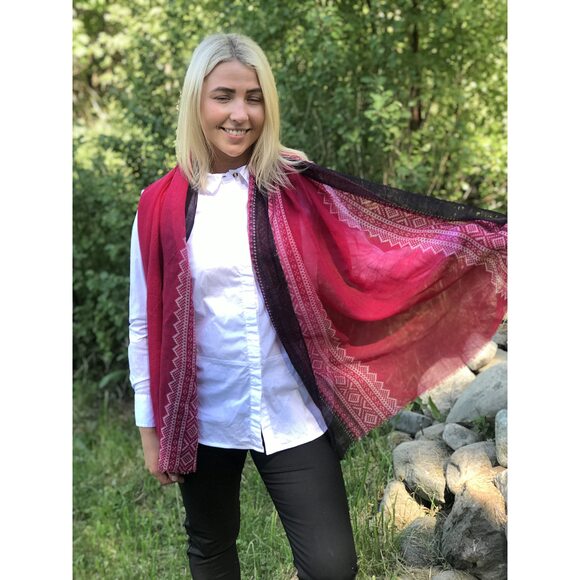 Pattern Soft & Elegant Woollen Autumn/winter Neck Scarf/shawl 2813